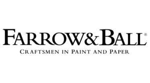 farrow ball craftsmen in paint and paper logo vector